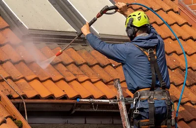 Démoussage et hydrofuge de toiture à Maillat